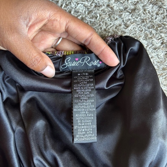 Vibrant Multicolor Halter Dress - Picture 7 of 9